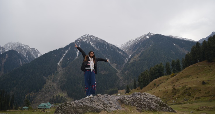 Samikshya Vijay in Kashmir