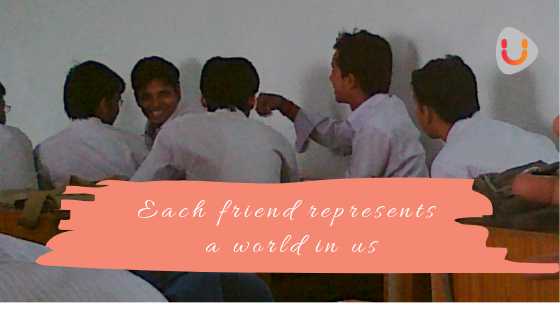 Each friend represents a world in us, Yourdreamtale.com